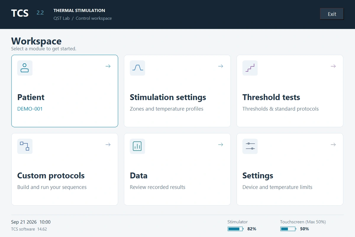 TCS 2.2 — Software · Workspace